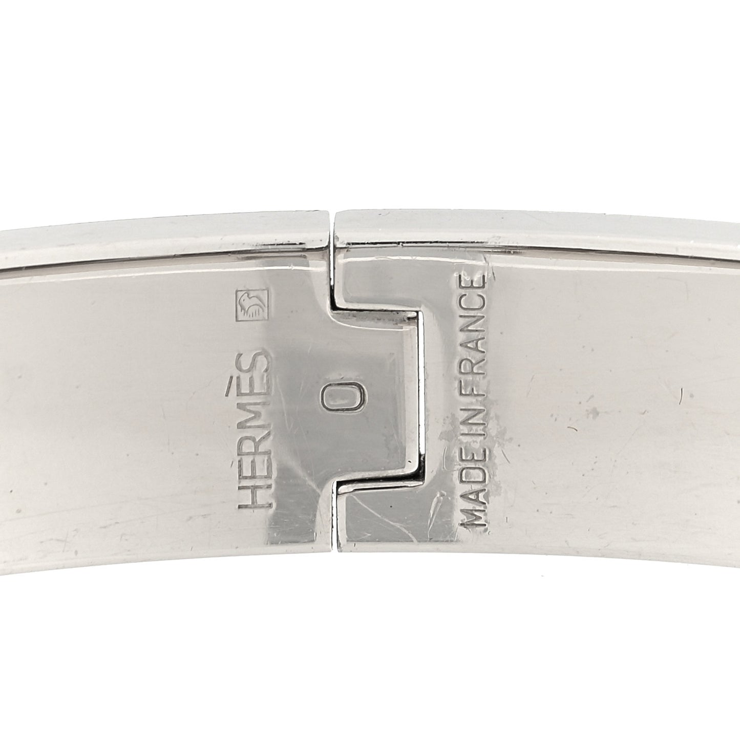 Narrow Enamel Clic Clac H Bracelet PM Vert Bleuete