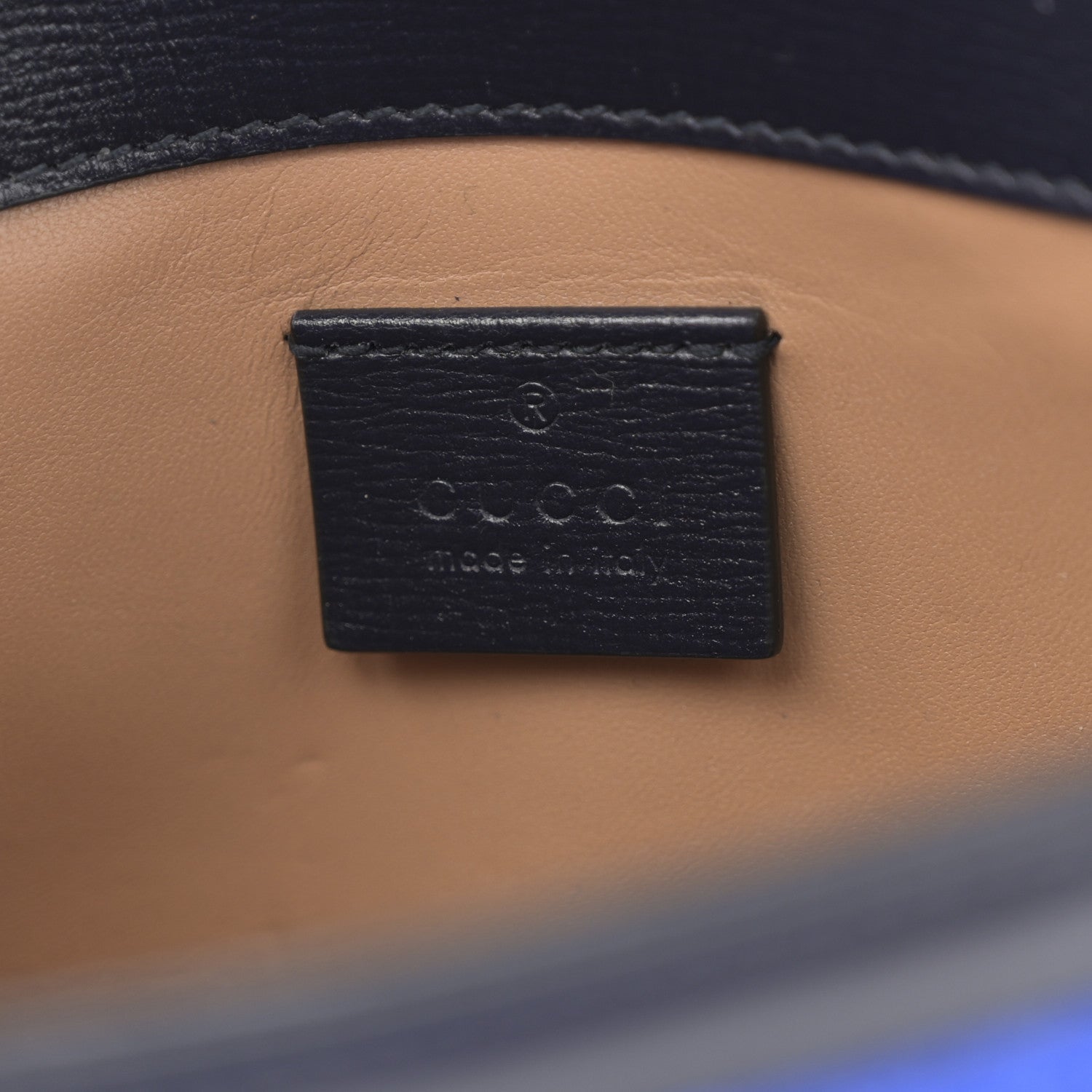 Gucci Casy Wool Azalea Calfskin Mini Horsebit 1955 Shoulder Bag Blue China 6 of 10
