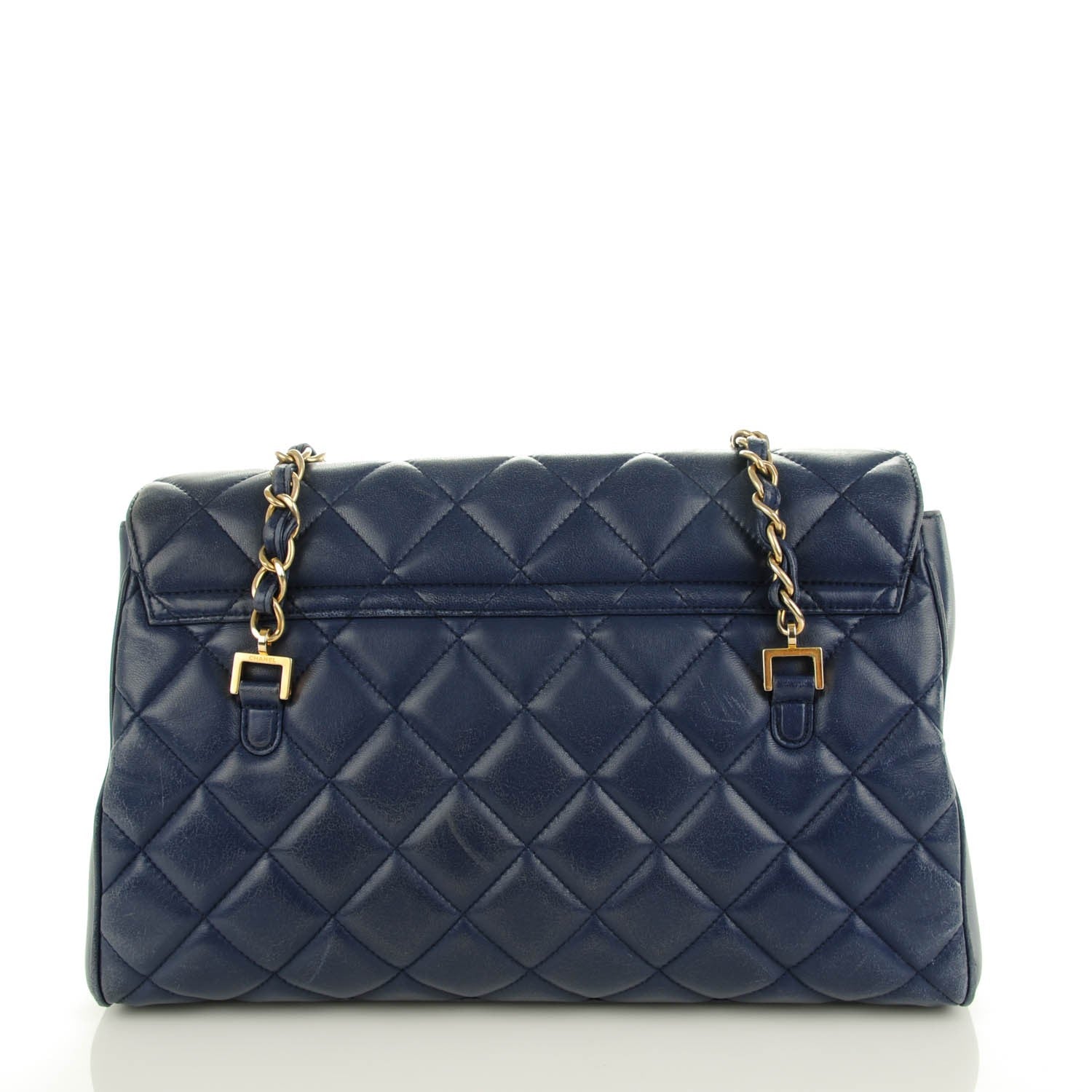 Chanel Lambskin Misia Camera Case Flap Navy Blue 8 of 13