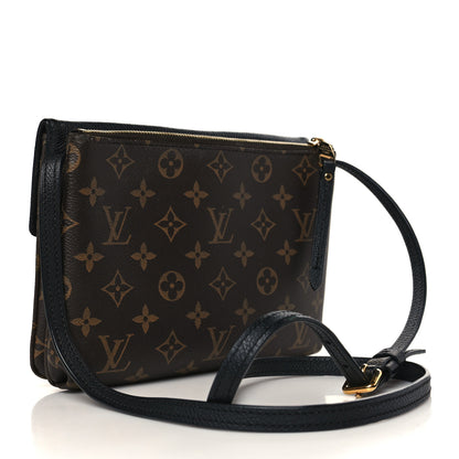 Louis Vuitton Monogram Twice Pochette Black 3 of 12