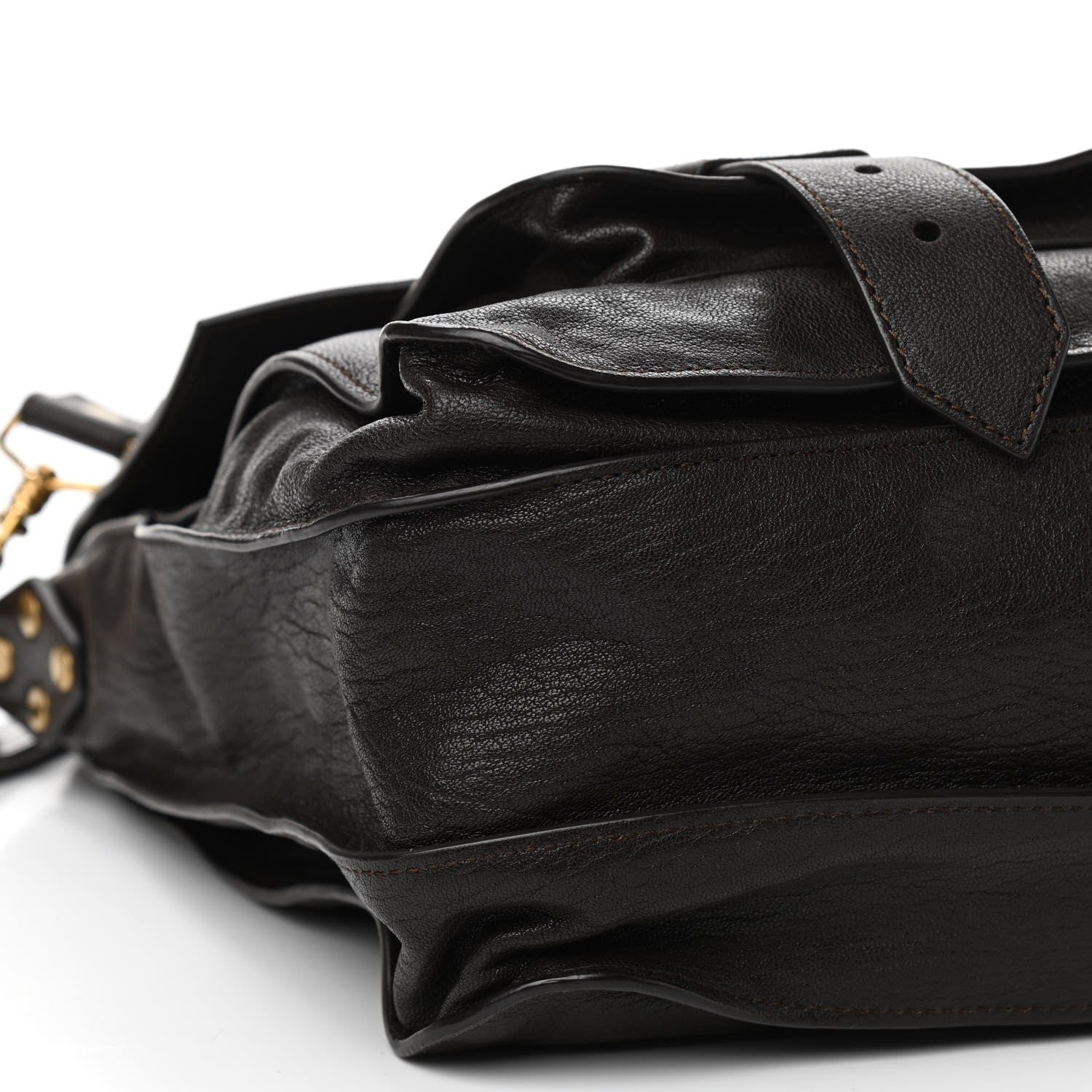 Proenza Schouler Lambskin PS1 Large Satchel Chocolate 8 of 11