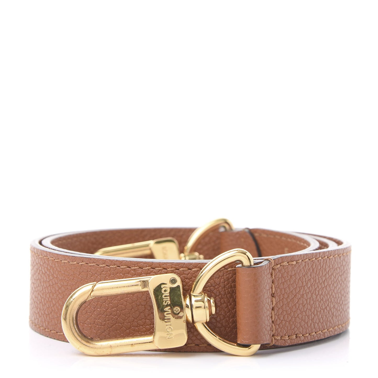 Calfskin Manhattan Shoulder Strap Caramel