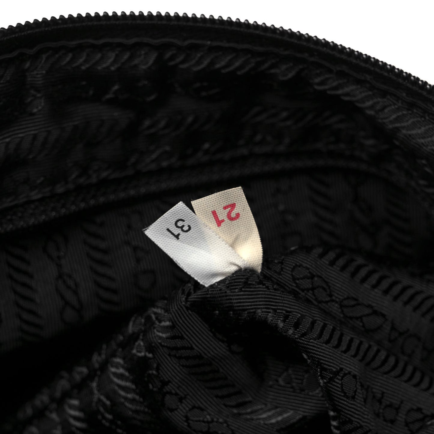 Tessuto Nylon Calfskin Shopping Tote Black