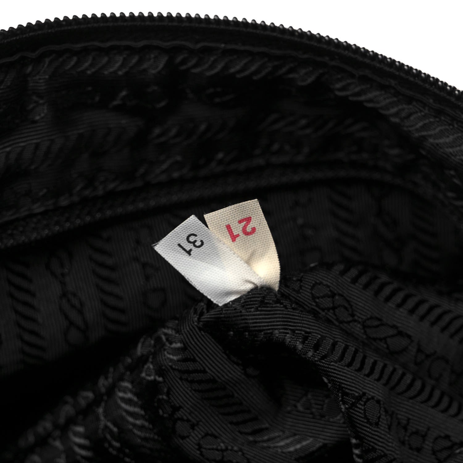 Prada Tessuto Nylon Calfskin Shopping Tote Black 6 of 14