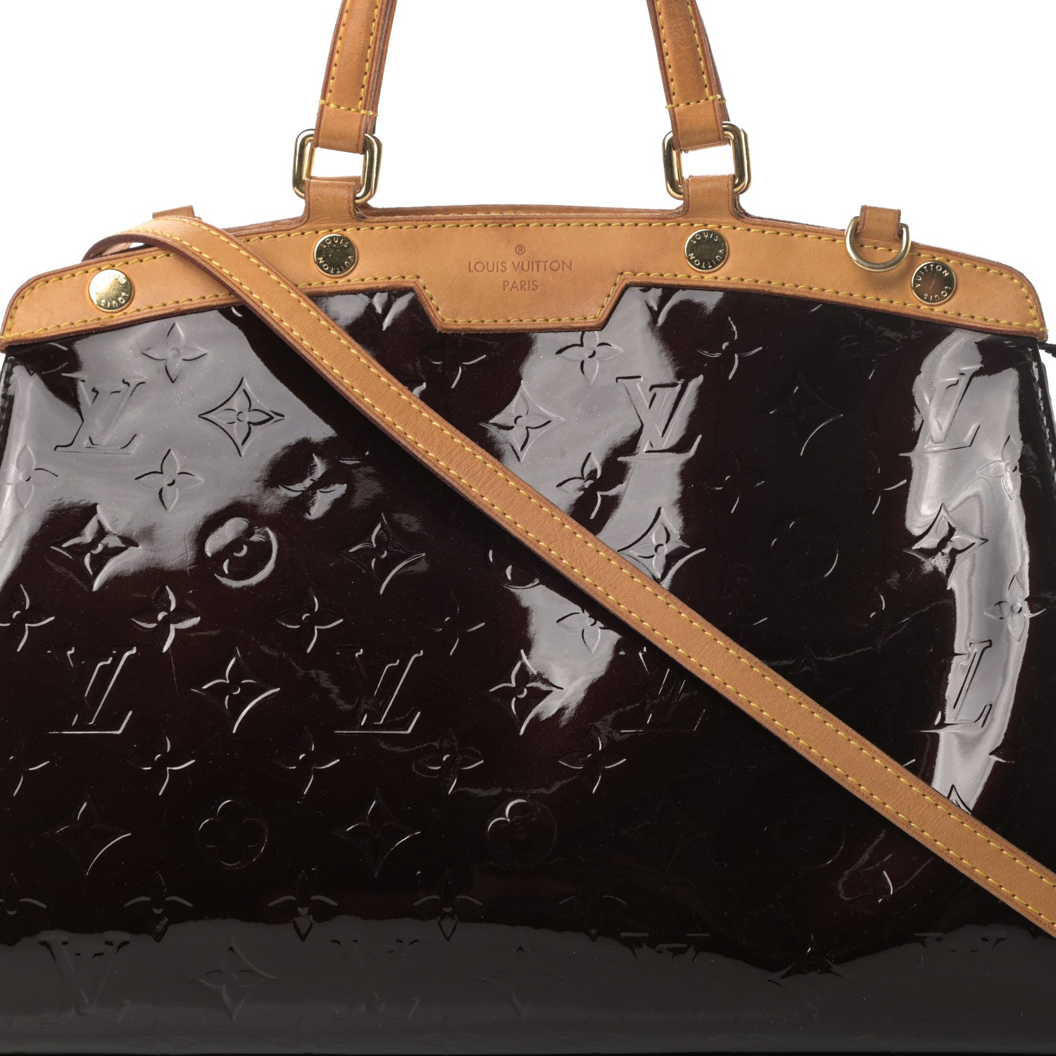 Louis Vuitton Vernis Brea MM Amarante 8 of 14