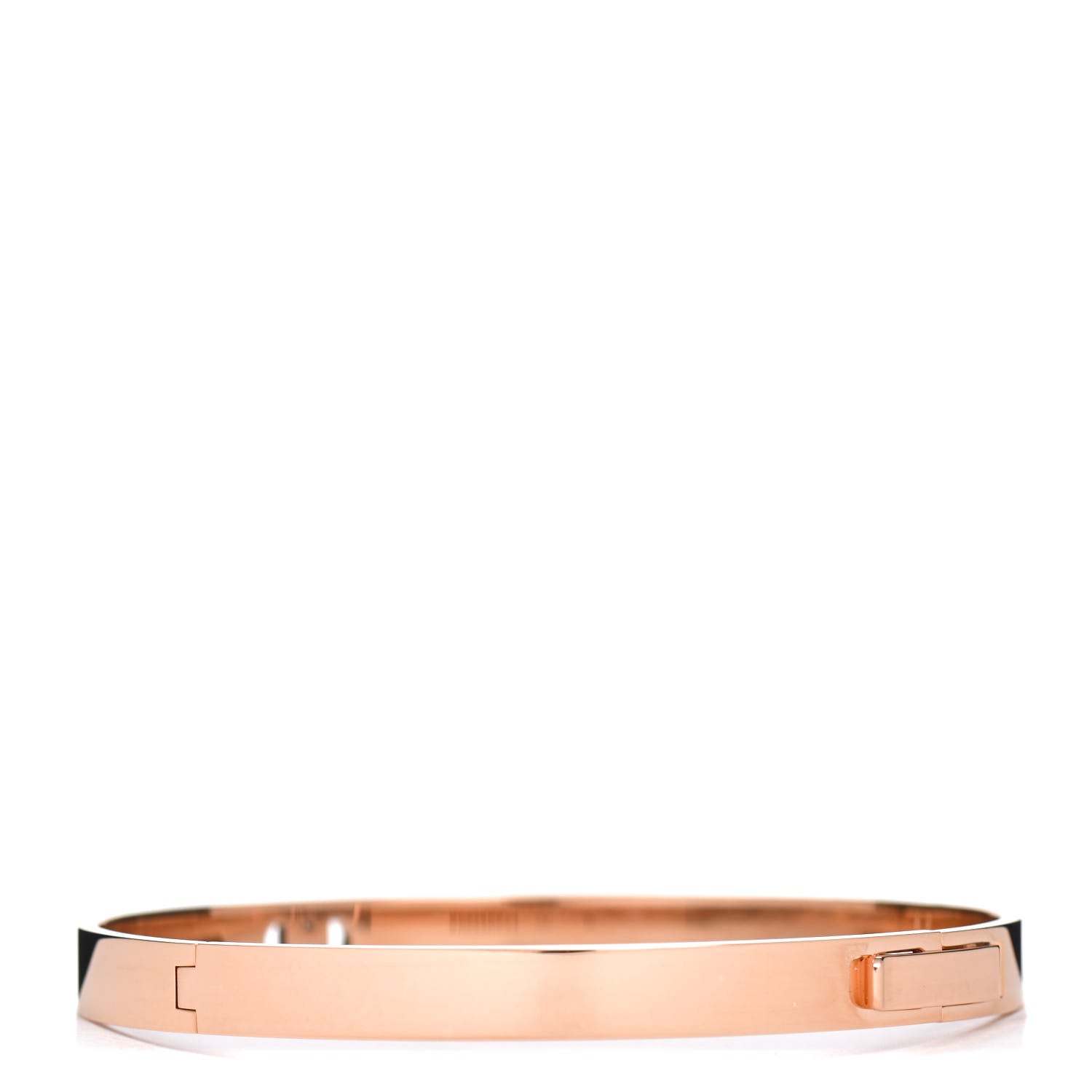 Hermes 18K Rose Gold Diamond PM H D'Ancre Bracelet SH 3 of 5