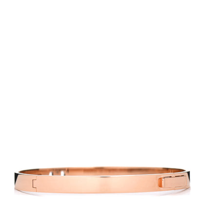 Hermes 18K Rose Gold Diamond PM H D'Ancre Bracelet SH 3 of 5