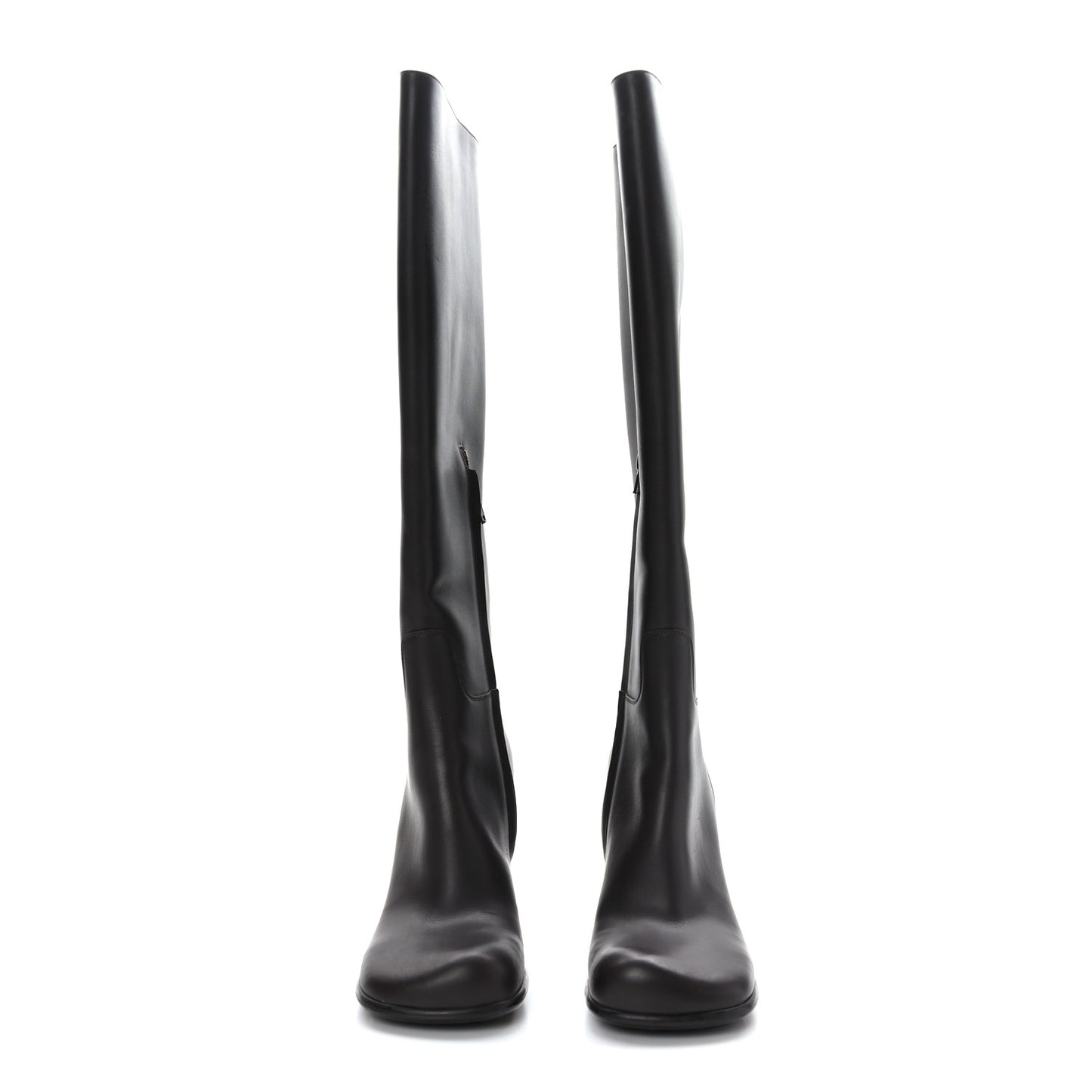 Calfskin Storm Knee High Boots 39 Fondant