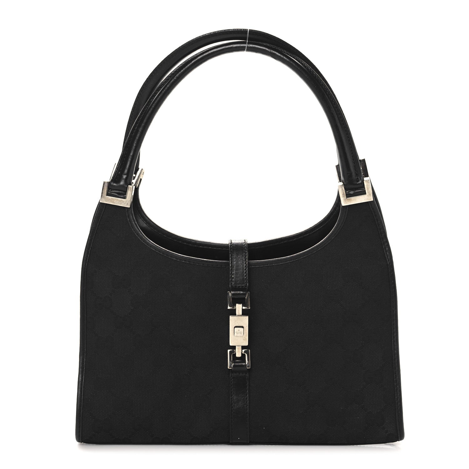 Gucci Monogram Small Bardot Black 1 of 11