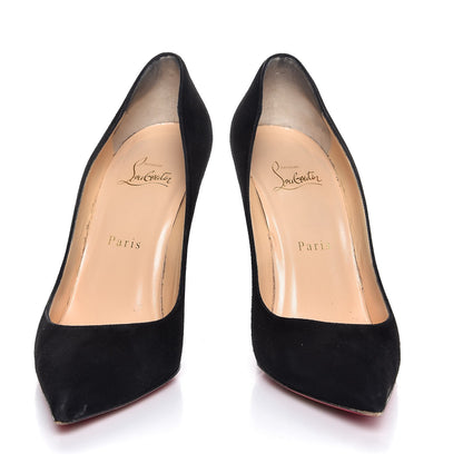 Christian Louboutin Suede Pigalle Follies 100 Pumps 38 Black 5 of 12