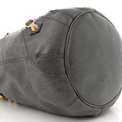 Balenciaga Agneau Giant 12 Gold Hardware Mini Pompon Gris Tarmac 10 of 15
