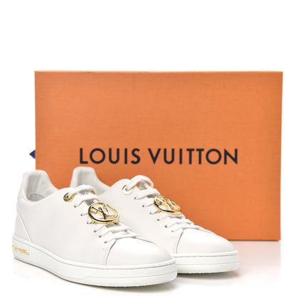 Louis Vuitton Calfskin Frontrow Sneakers 37 White 12 of 12