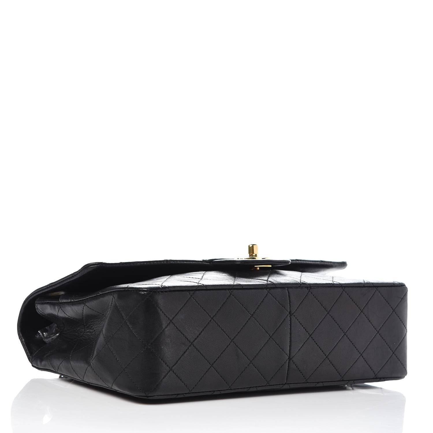 Chanel Lambskin Quilted Medium Single Flap Black 5 of 14