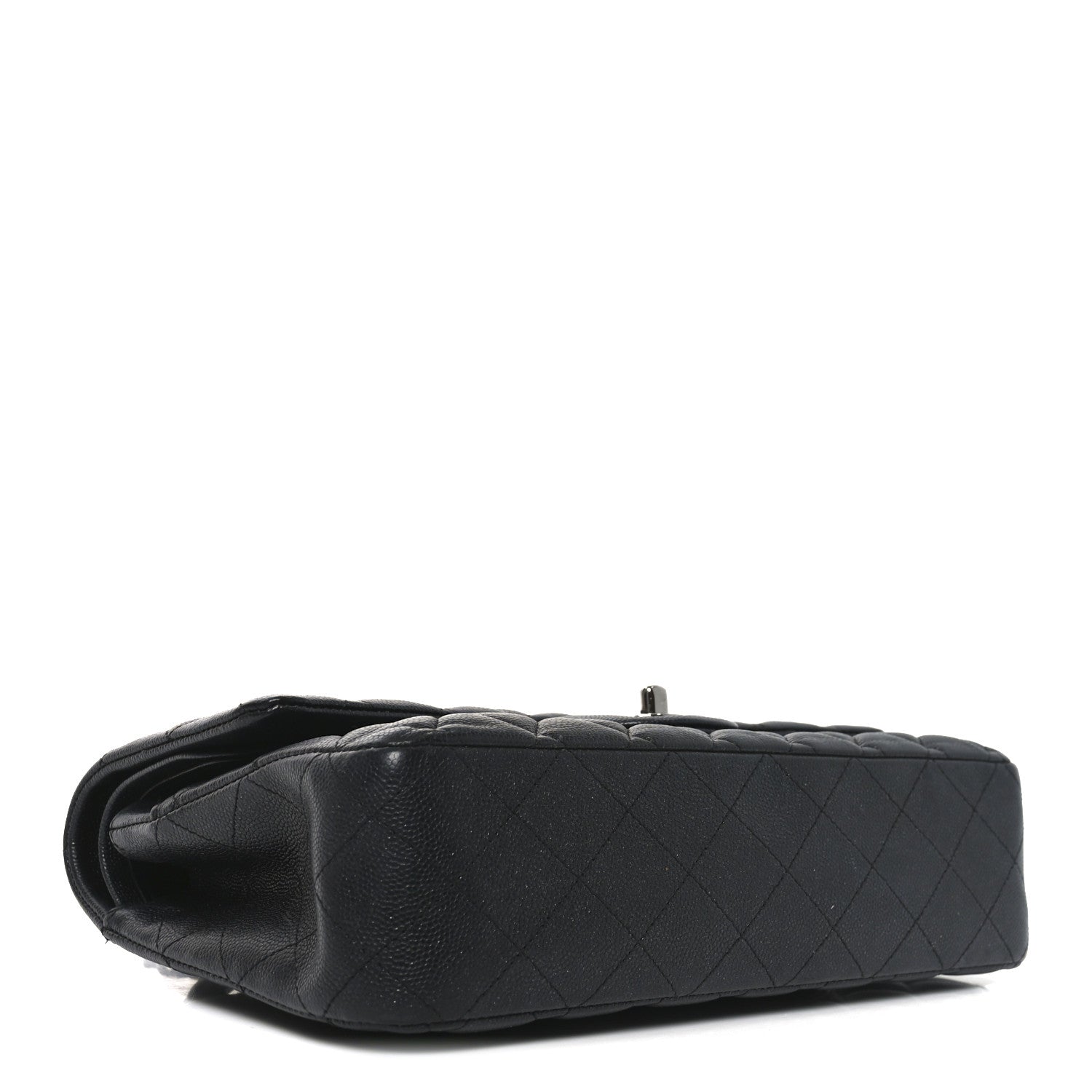 Chanel Iridescent Caviar Quilted Medium Double Flap Black 4 of 10