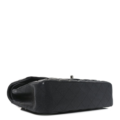 Chanel Iridescent Caviar Quilted Medium Double Flap Black 4 of 10