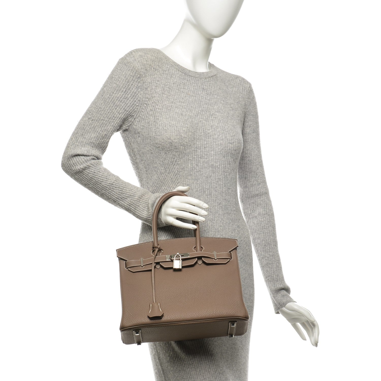 Hermes Togo Birkin 30 Etoupe 2 of 24