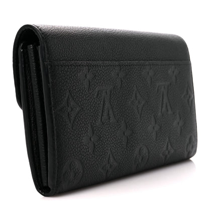 Louis Vuitton Empreinte Sarah Wallet NM Black 3 of 11
