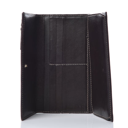 Gucci Monogram New Britt Continental Wallet Dark Brown 5 of 9