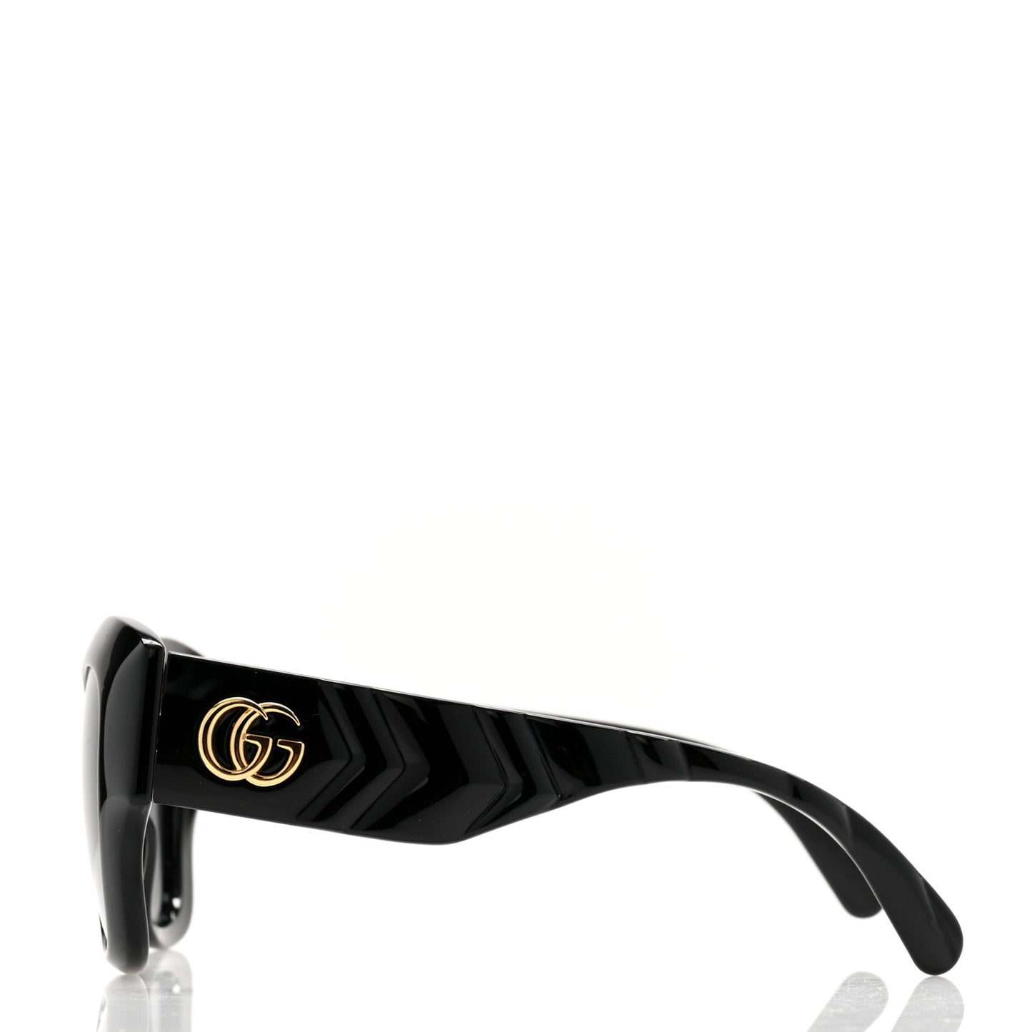 Acetate GG Butterfly Sunglasses GG0808S Black