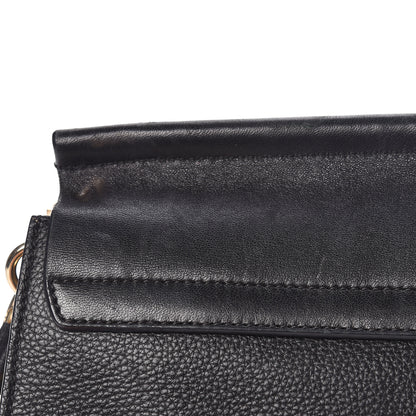 Chloe Calfskin Medium Faye Shoulder Bag Black 20 of 26