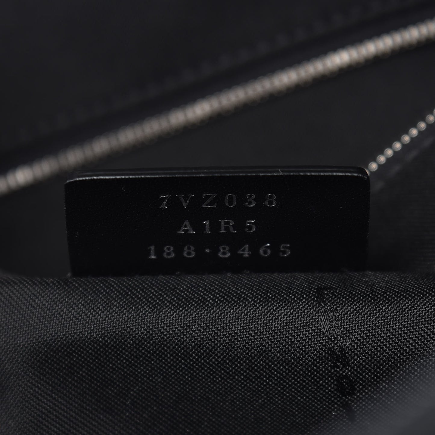Nylon Contrast Buckle Backpack Black Copper