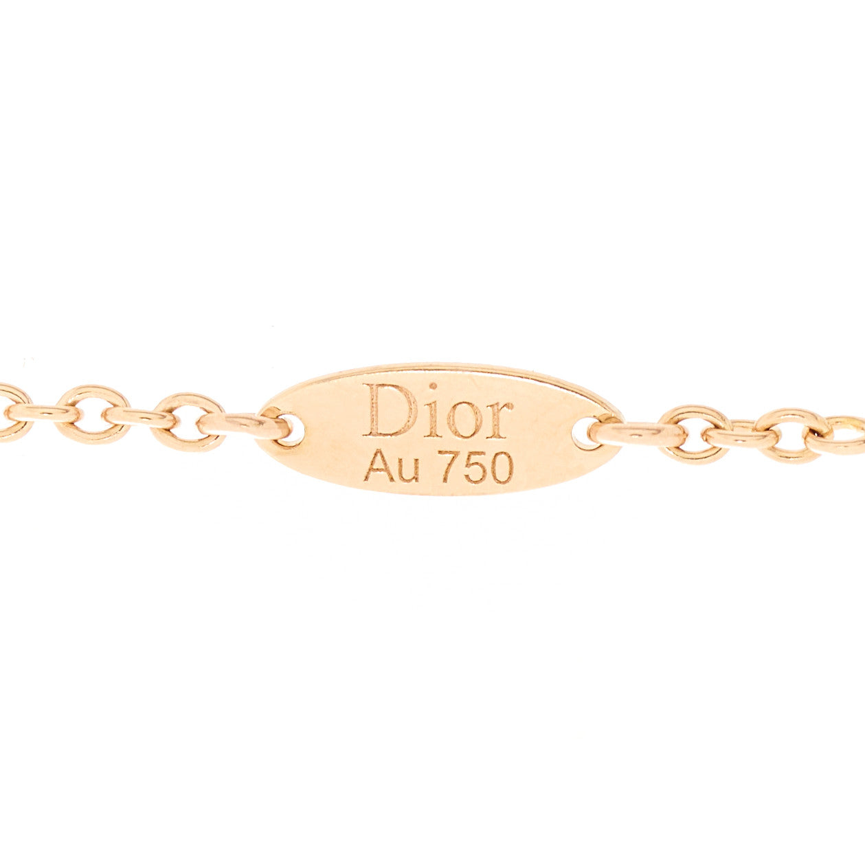 Christian Dior 18K Rose Gold Diamond Pink Opal Rose Des Vents Bracelet 4 of 5