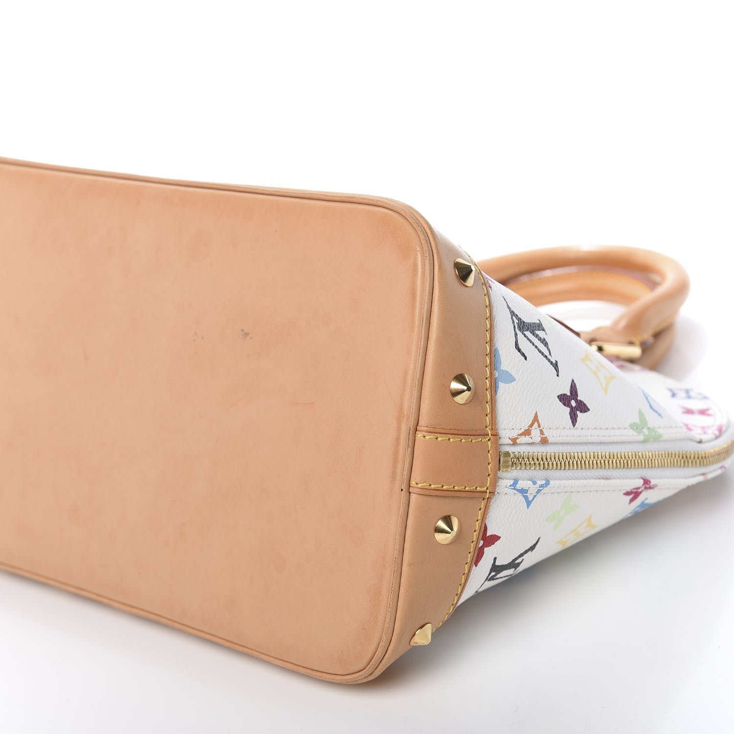 Louis Vuitton Monogram Multicolor Alma White 10 of 11