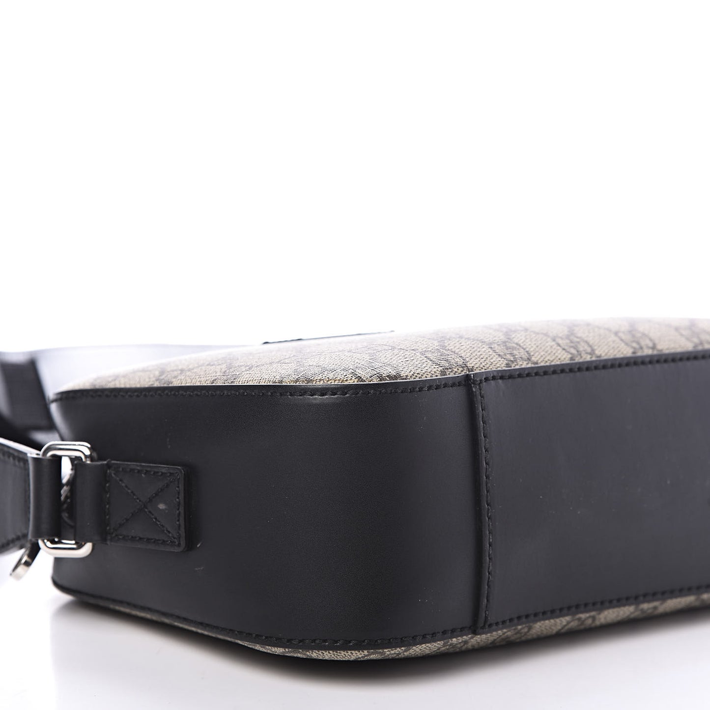 GG Supreme Monogram Camera Bag Beige Black