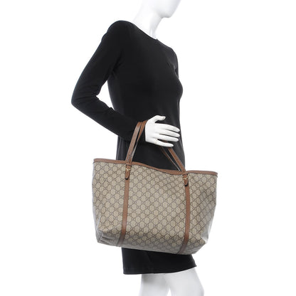Gucci GG Supreme Monogram Medium Nice Tote Brown 2 of 8