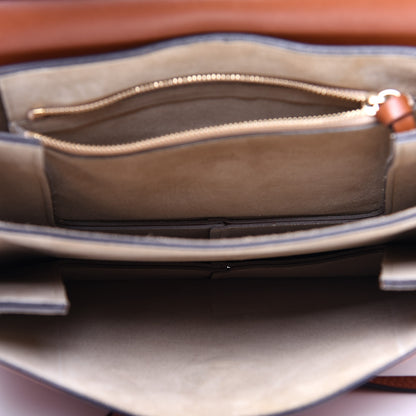 Chloe Suede Calfskin Medium Faye Shoulder Bag Tobacco 5 of 13