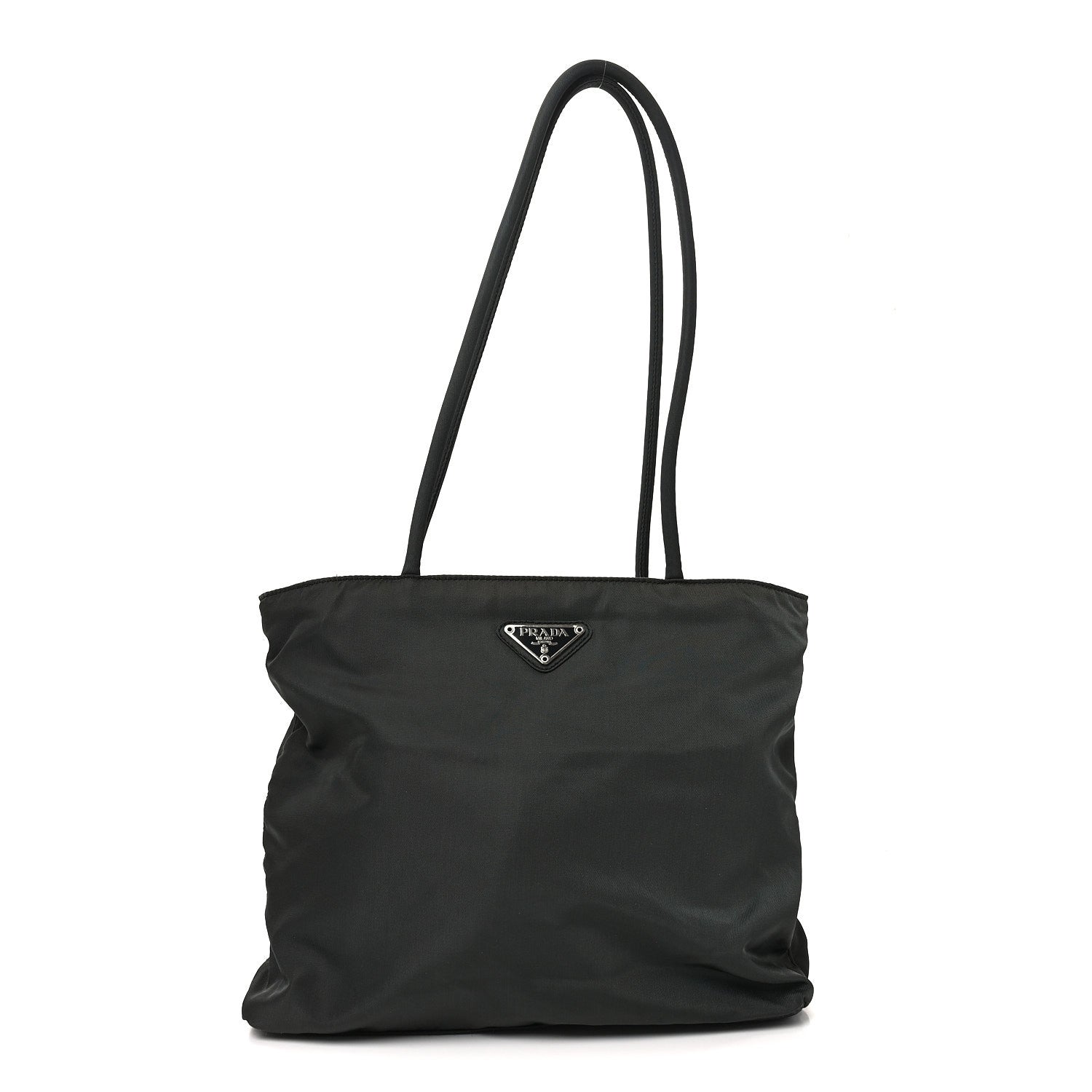 Prada Tessuto Nylon Shoulder Bag Dark Green 1 of 8