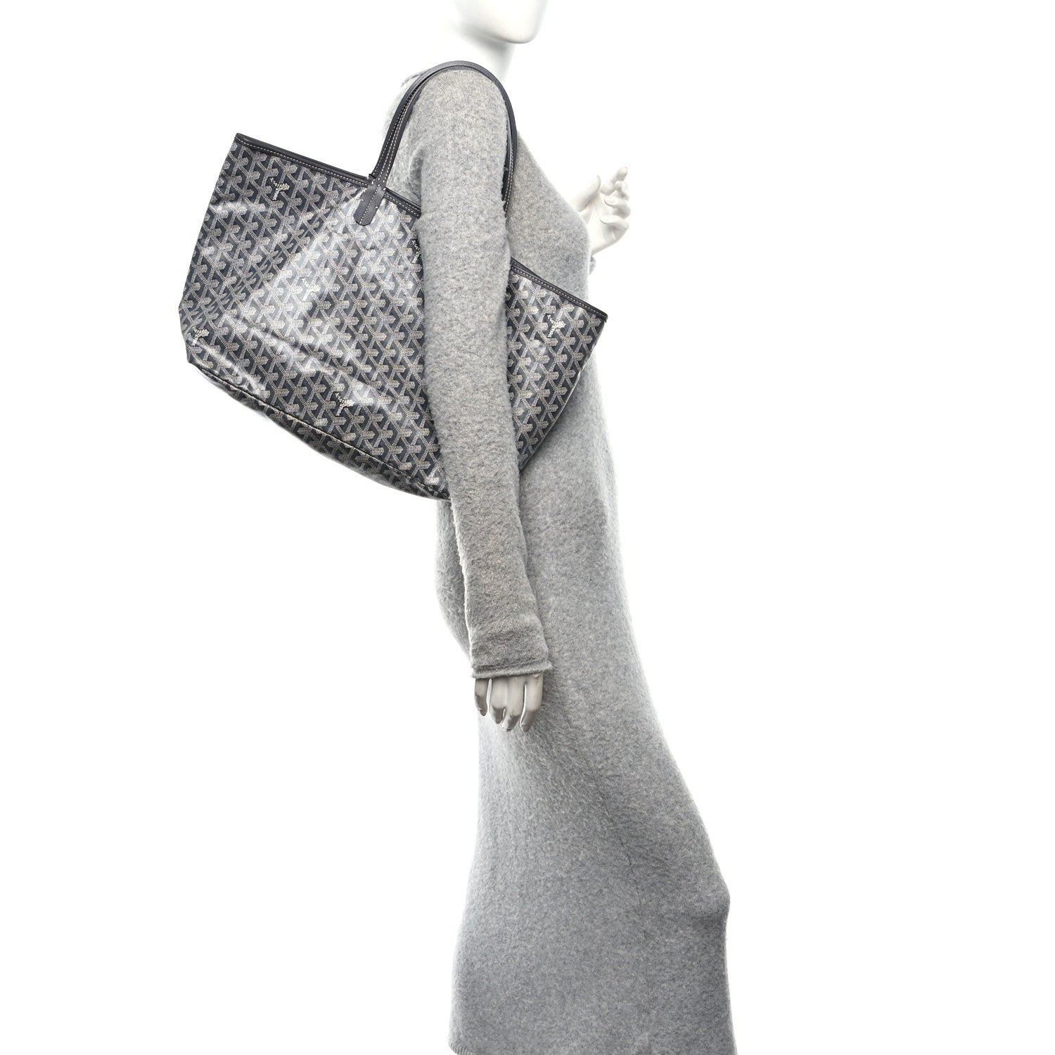 Goyard Goyardine Saint Louis PM Grey 2 of 11