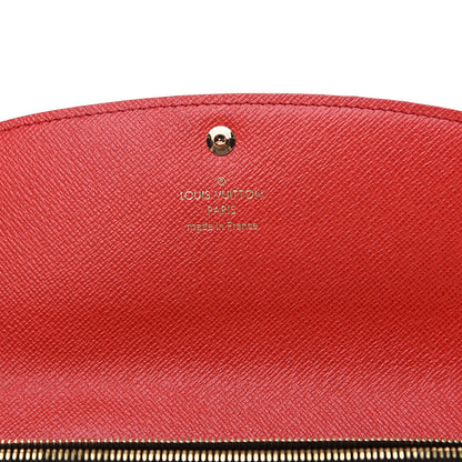 Louis Vuitton Monogram Bloom Flower Emilie Wallet Rouge 5 of 6