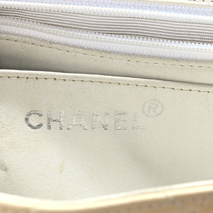 Chanel Patent Quilted Flap Bag White 6 of 12