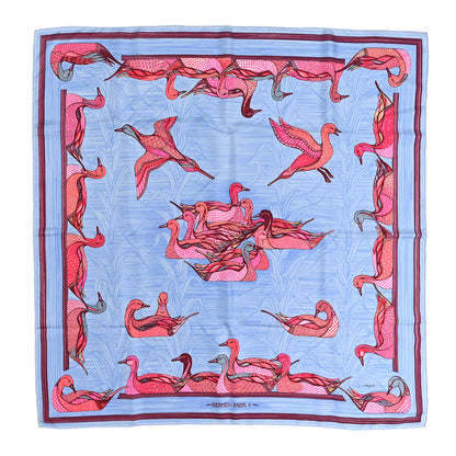 Hermes Silk La Mare aux Canards Scarf 90 1 of 3