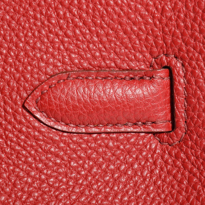 Hermes Togo Birkin 40 Rouge Garance 17 of 27