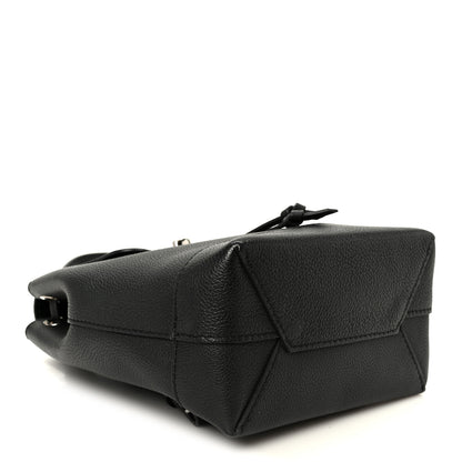 Louis Vuitton Calfskin Lockme Mini Backpack Black 4 of 11