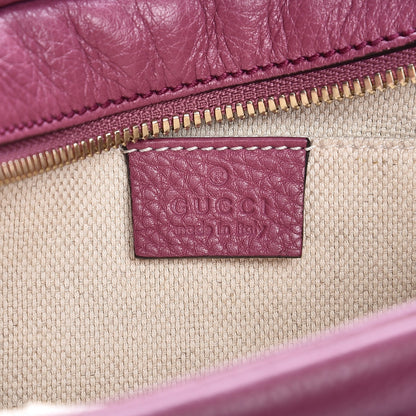 Gucci Pebbled Calfskin Small Soho Disco Bag Peonia Flower 6 of 7