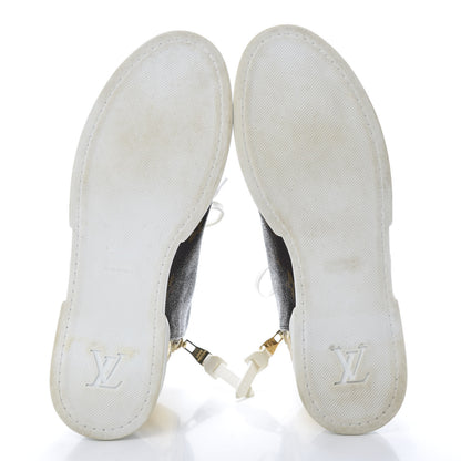 Louis Vuitton Patent Monogram Stellar Sneaker Boots 35.5 Gold 5 of 8