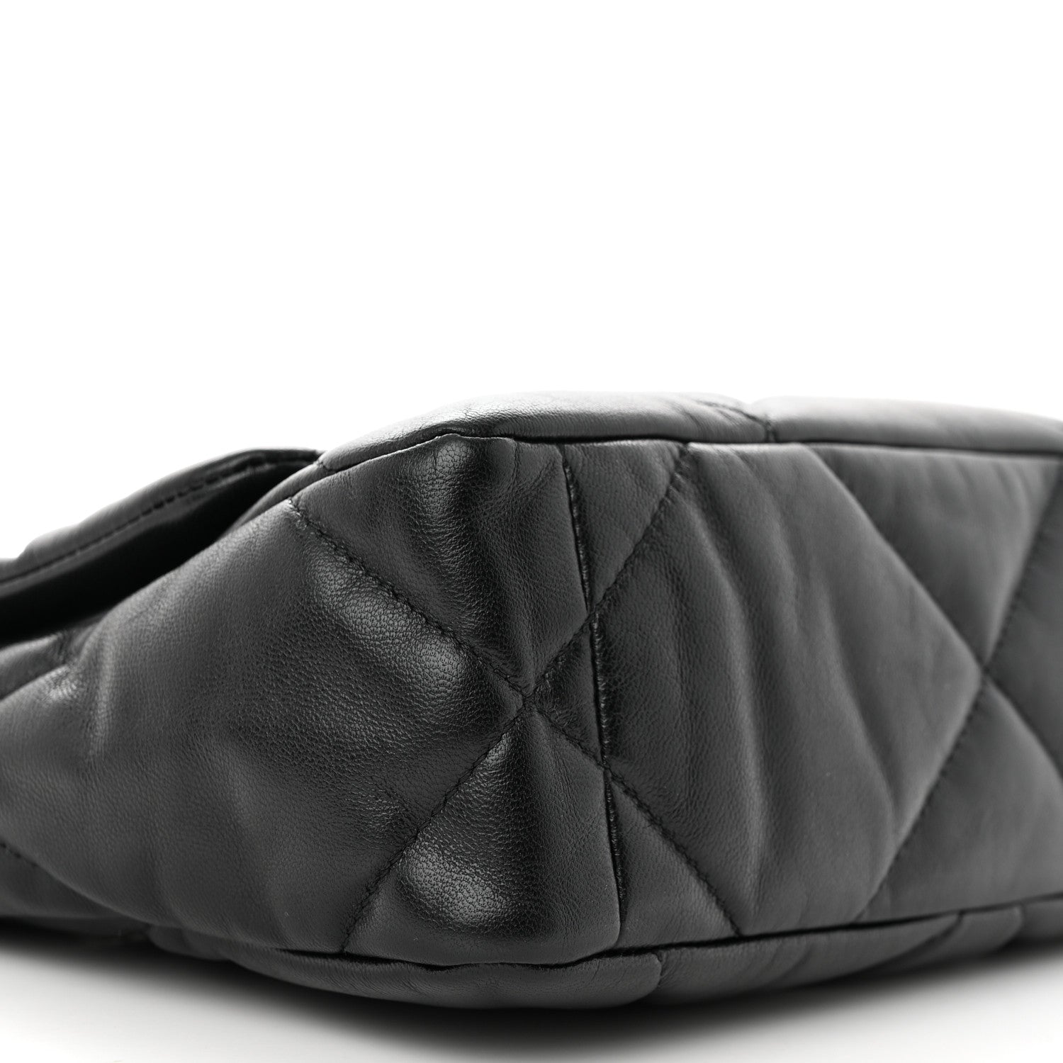 Chanel Goatskin Quilted Medium Chanel 19 Flap Black 9 of 11