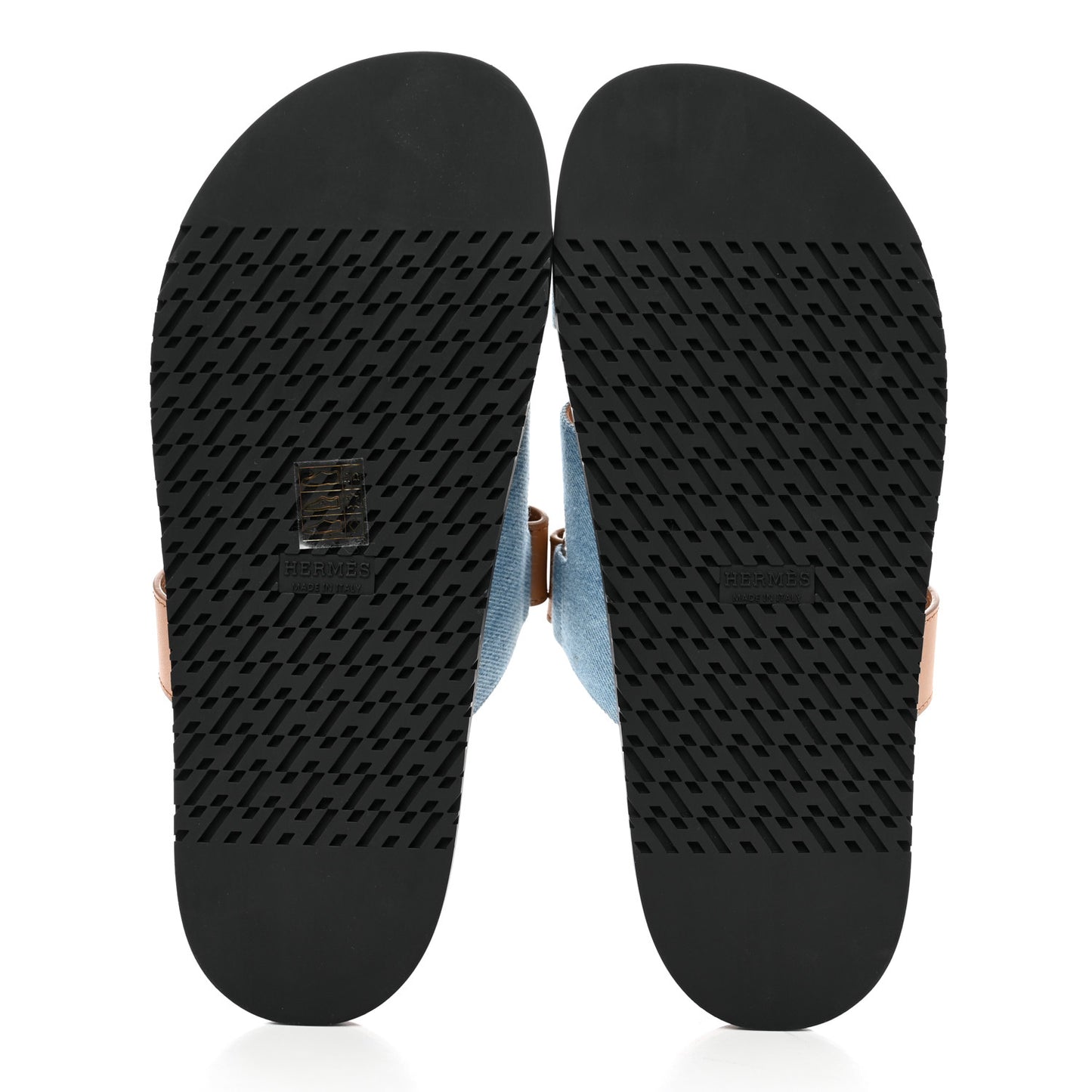 Denim Calfskin Womens Chypre Sandals 41 Bleu Clair Naturel