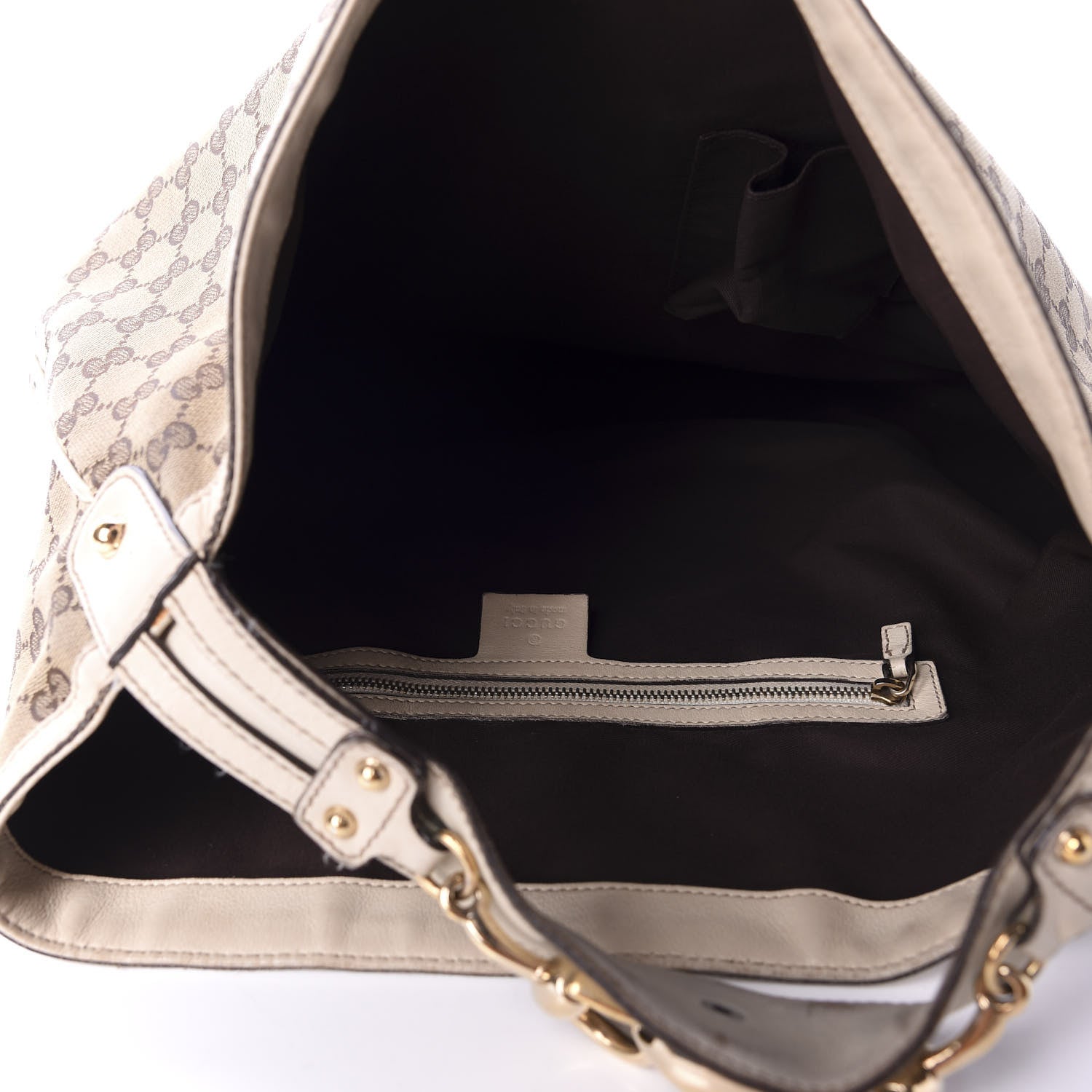 Gucci Monogram Large Wave Hobo Off White 6 of 18
