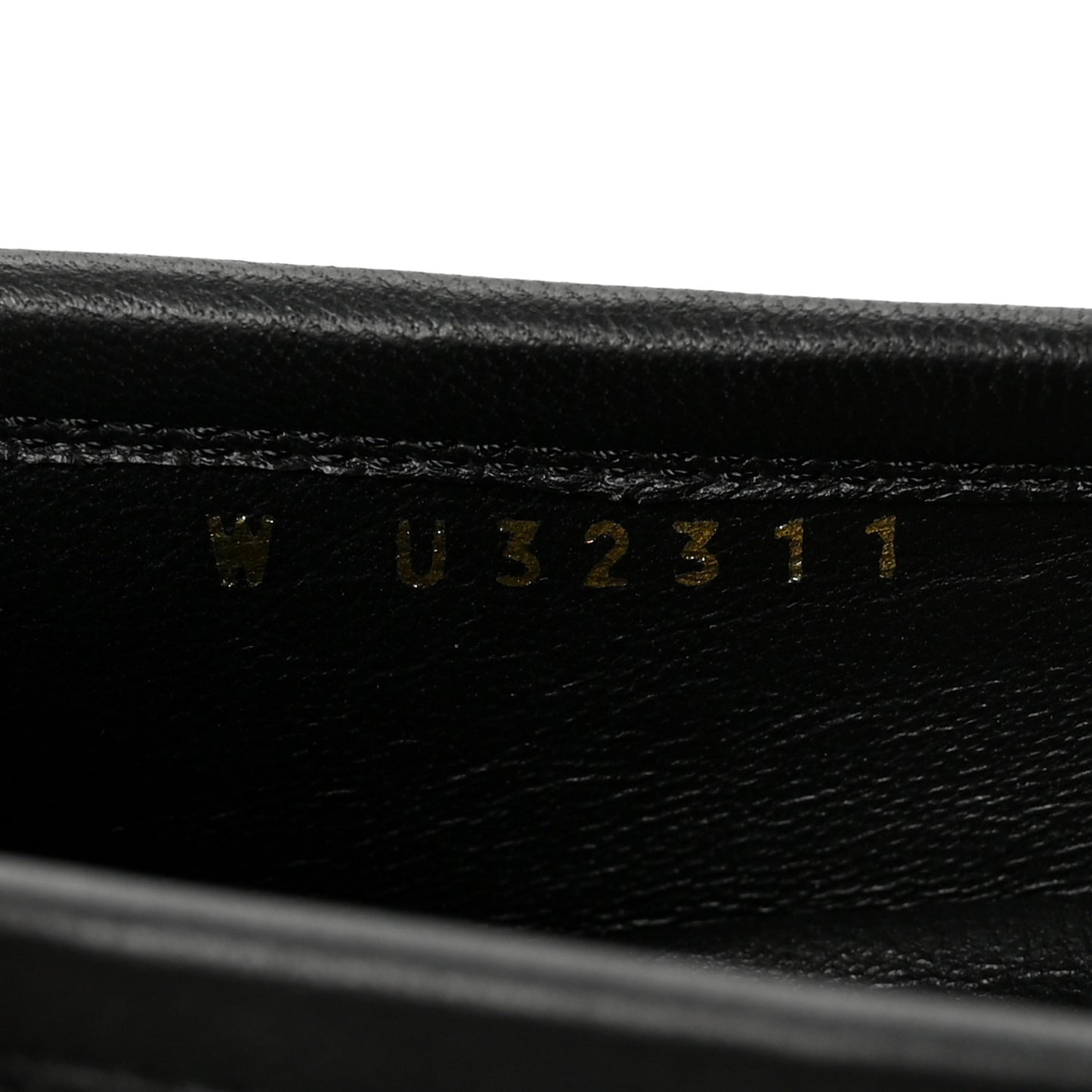 Lambskin Womens Stitched CC Loafers 35 Black