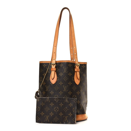Louis Vuitton Monogram Petit Bucket 23 1 of 29