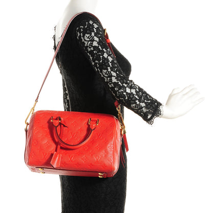 Louis Vuitton Empreinte Speedy Bandouliere 25 Cherry 2 of 8