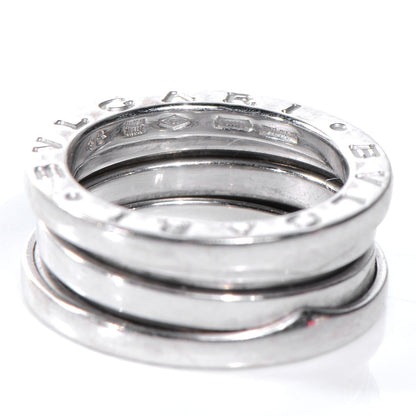 Bulgari BVLGARI 18k White Gold B.Zero1 Three Band Ring size 4 5 of 5