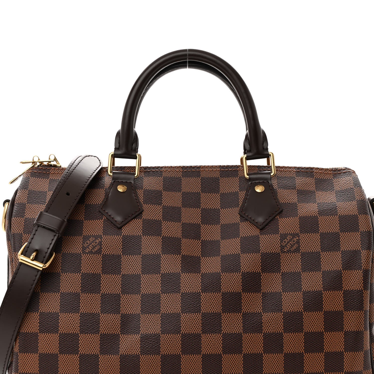 Louis Vuitton Damier Ebene Speedy Bandouliere 30 9 of 11