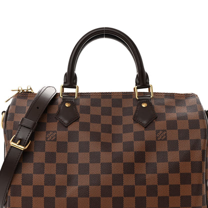 Louis Vuitton Damier Ebene Speedy Bandouliere 30 9 of 11