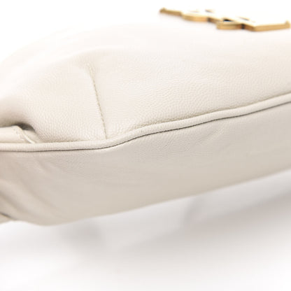 Saint Laurent Grain De Poudre Monogram Belt Bag Blanc Vintage 8 of 12