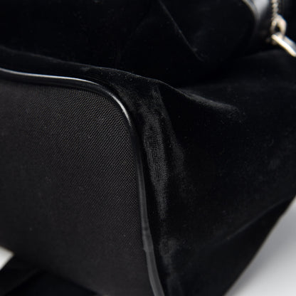 Saint Laurent Velvet Mini City Backpack Black 10 of 12